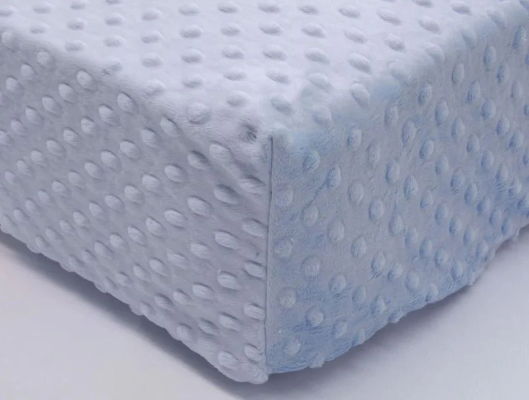 Bassinet Sheet Set of 12 Minky Dot - Image 7