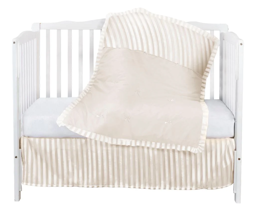 Candy Striped Crib Bedding - Image 4