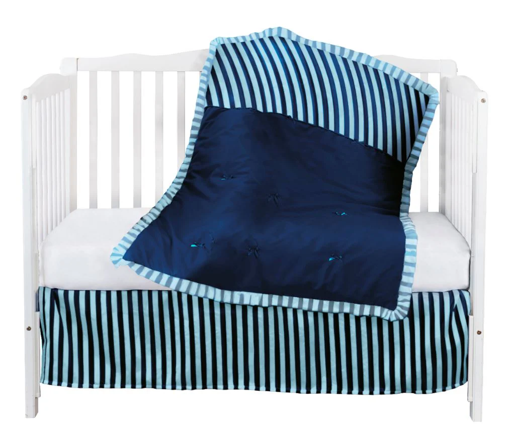 Candy Striped Crib Bedding - Image 8