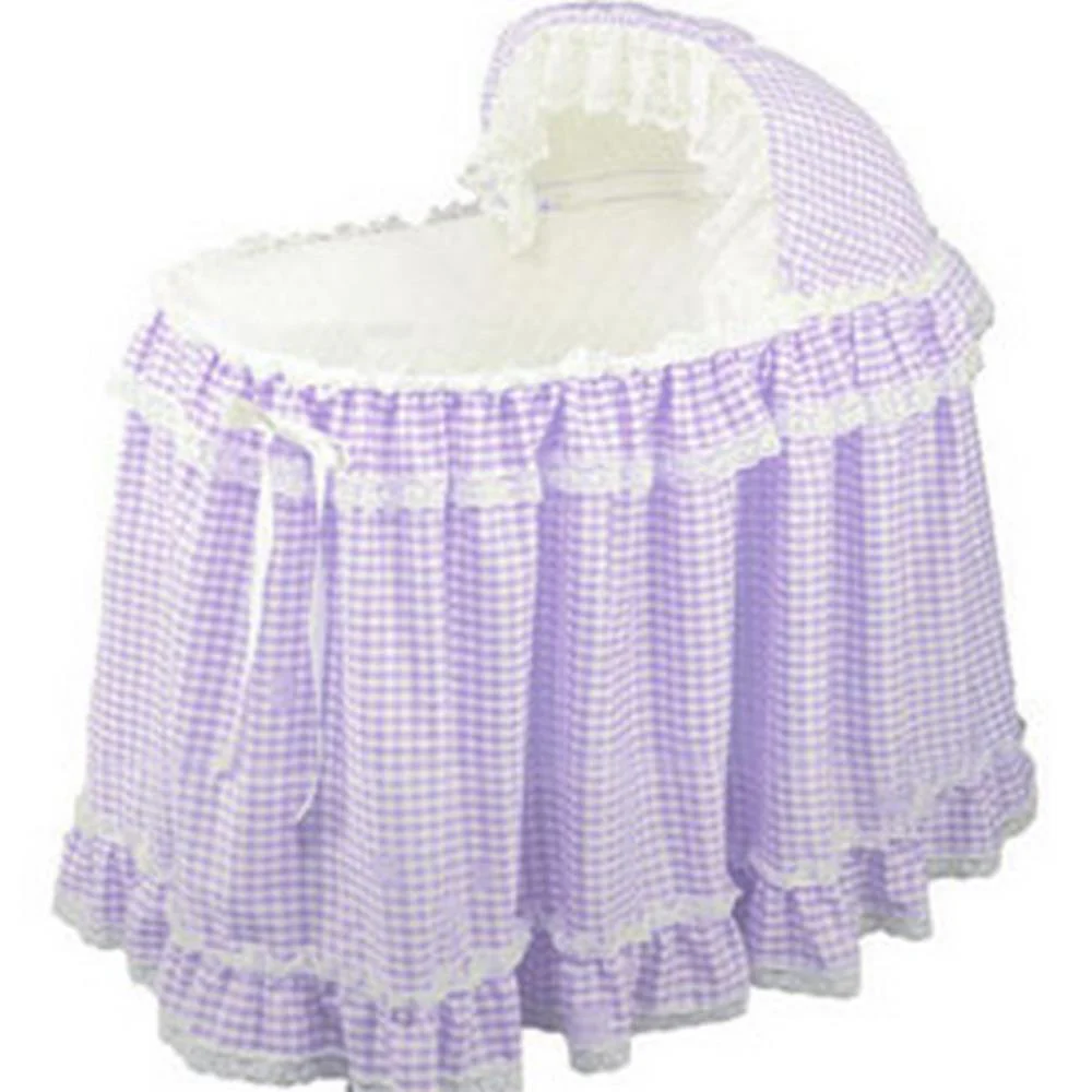 Classic Gingham Baby Bassinet Sleeper Set - Image 3