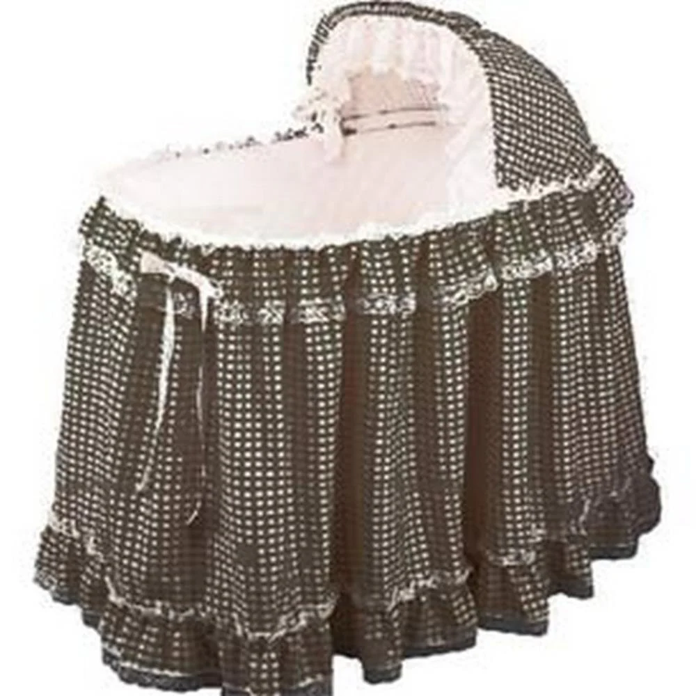 Classic Gingham Baby Bassinet Sleeper Set - Image 5