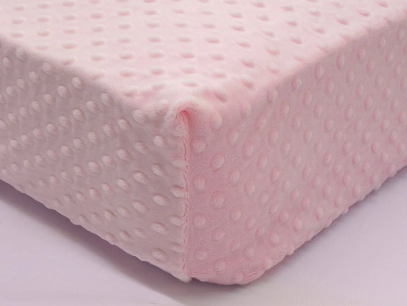 Cradle Sheet Set of 12 Minky Dot - Image 5