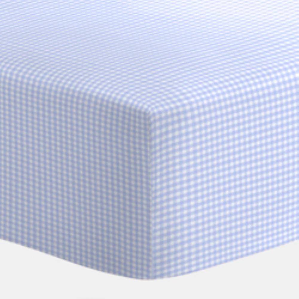 Gingham Sheet For Standard Crib - Image 4