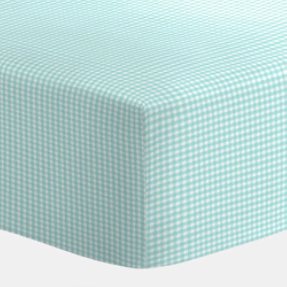 Gingham Sheet For Standard Crib - Image 6