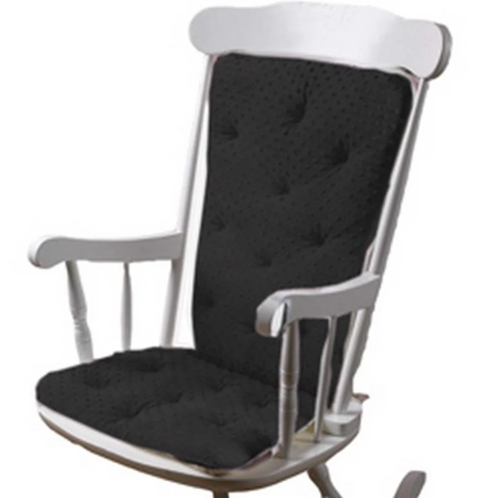 Minky Dot Adult Rocking Chair Cushion - Image 4