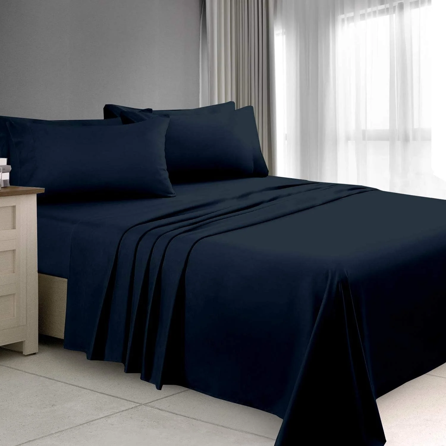 Oversized King Size Extra Deep Fitted Sheet - Image 4