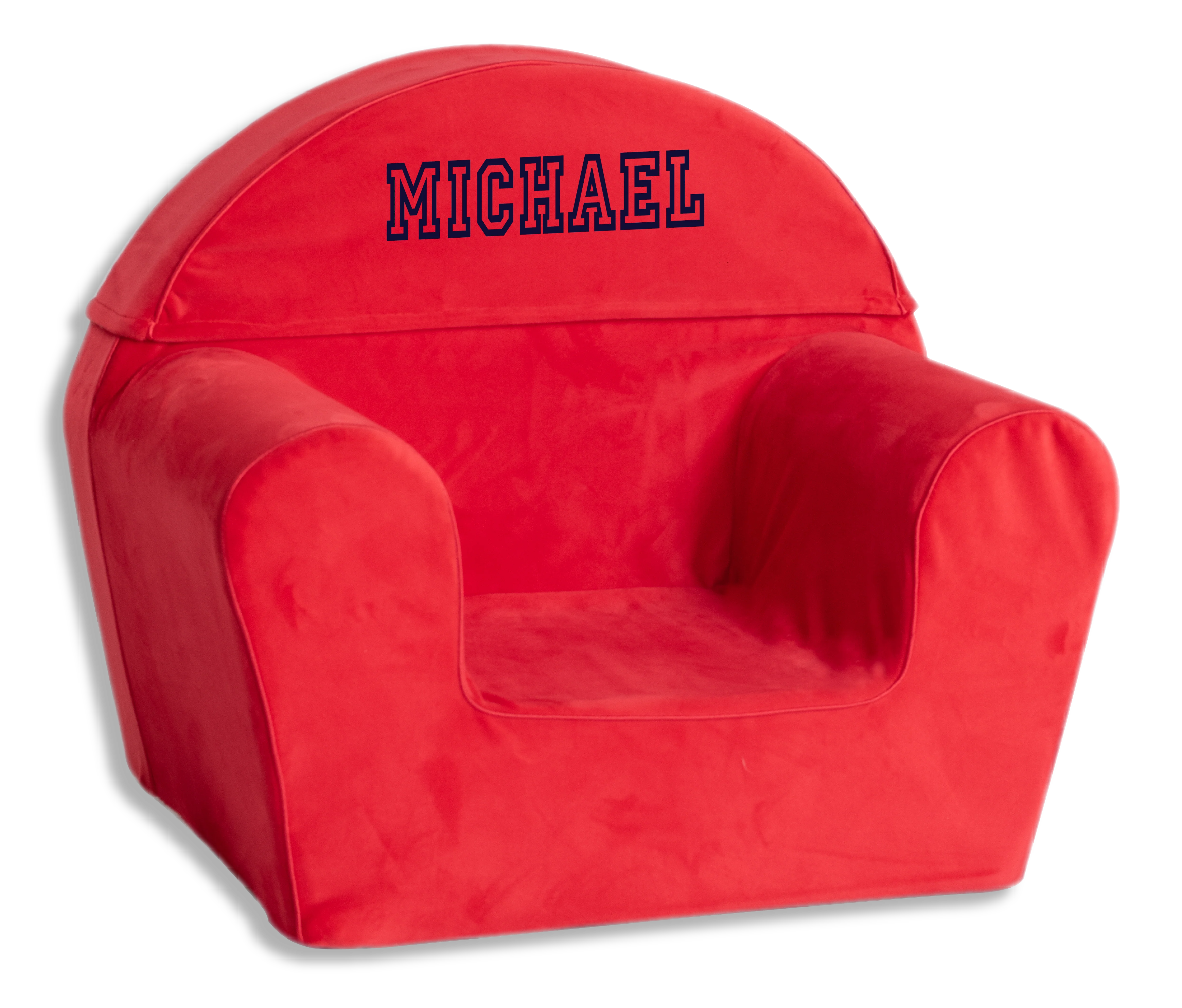 Personalized Comfy Suede Kids Armchair - Image 4