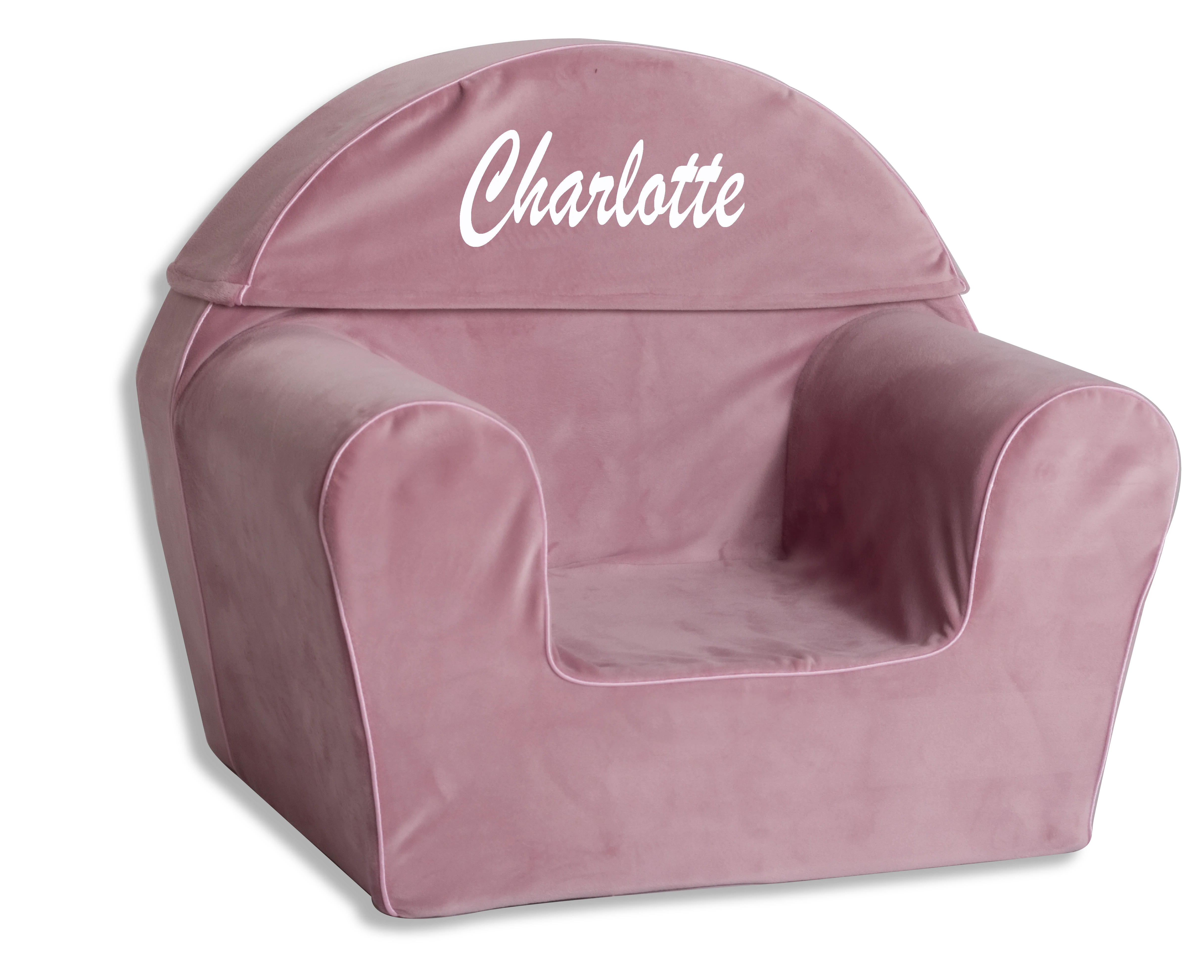 Personalized Comfy Suede Kids Armchair - Image 6