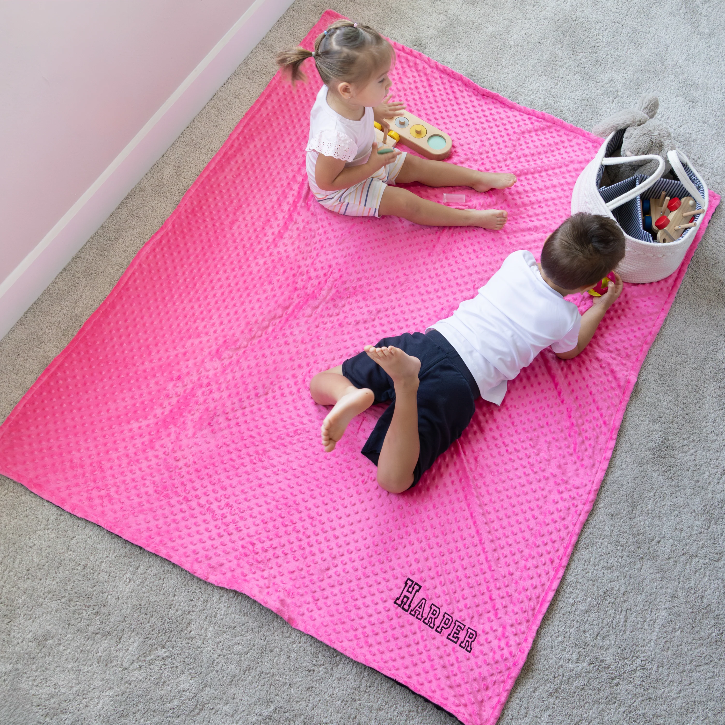 Personalized Double Sided Toddler and Kid Blanket - Image 5