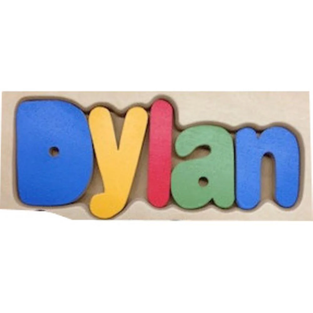 Personalized Name Puzzle Step Stool Dress Up - Image 5