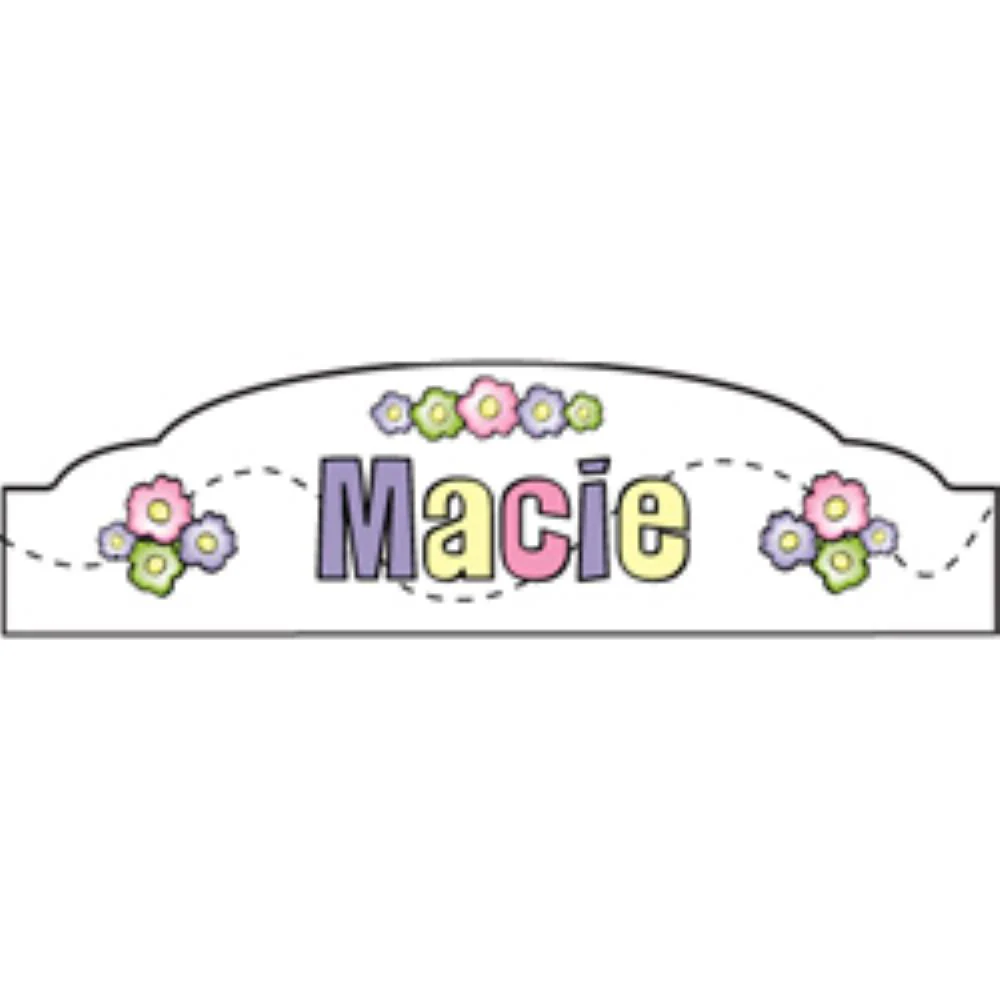 Personalized White Gloss Toy Box Bench - Image 3