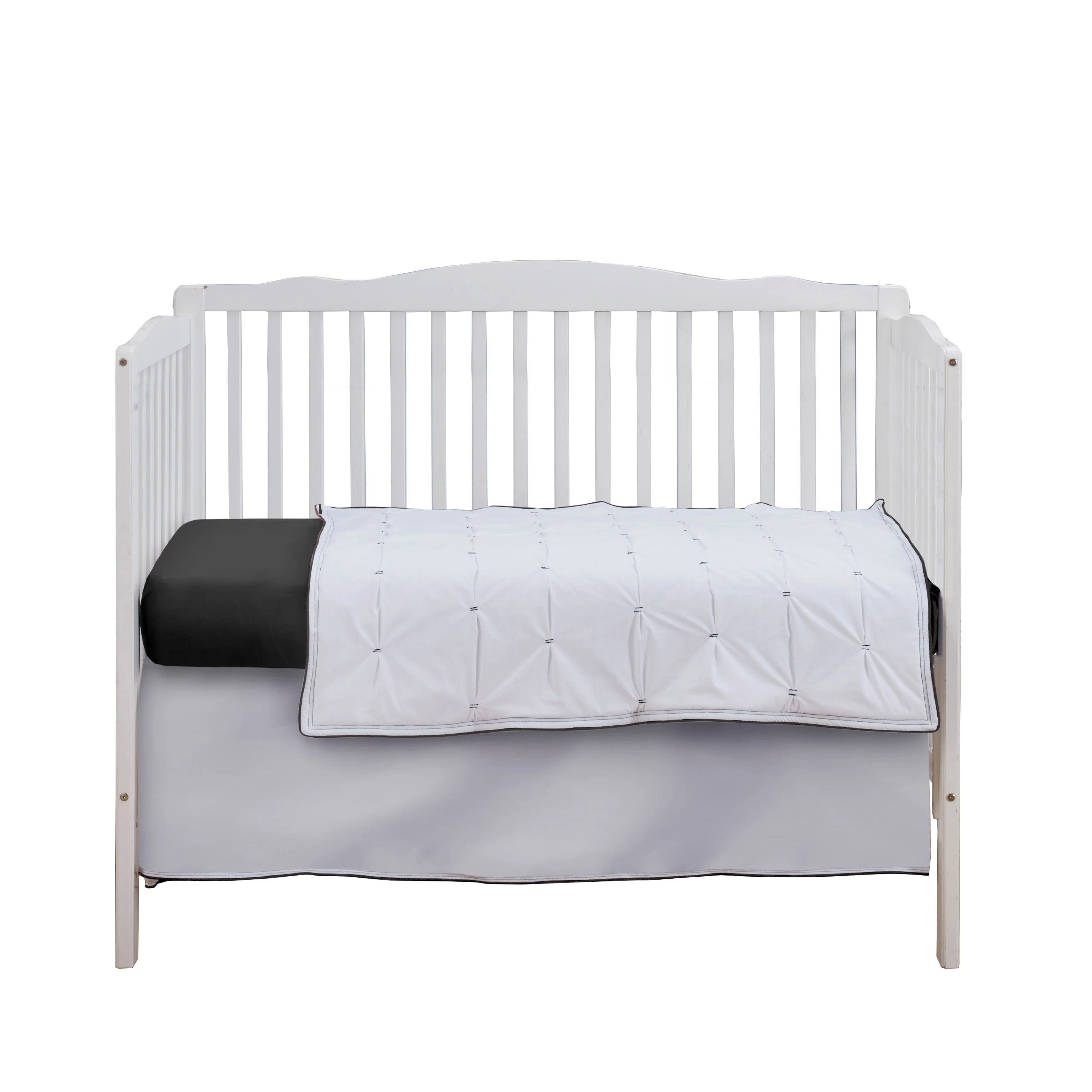 Pin Tuck Crib Bedding Set - Image 2