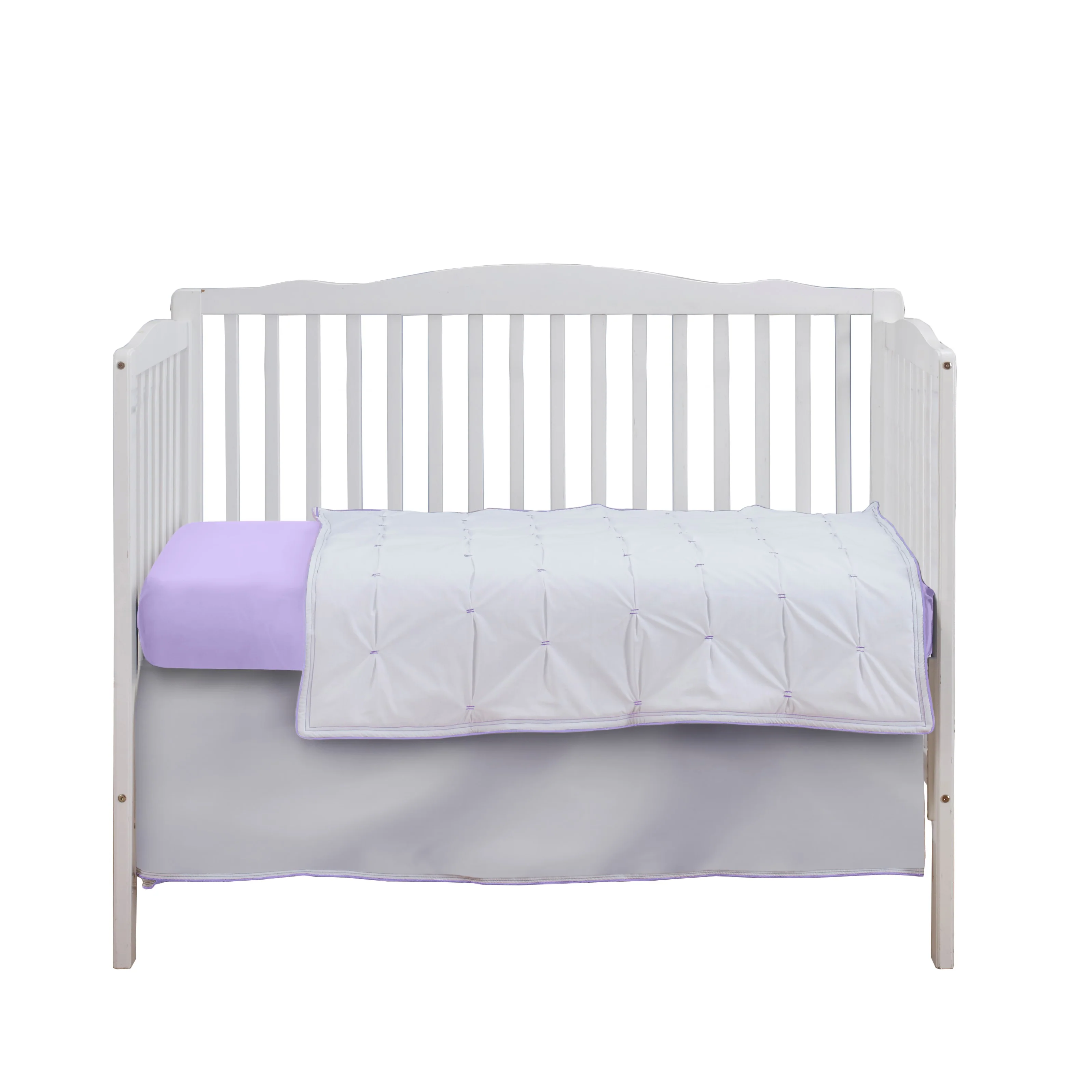 Pin Tuck Crib Bedding Set - Image 6