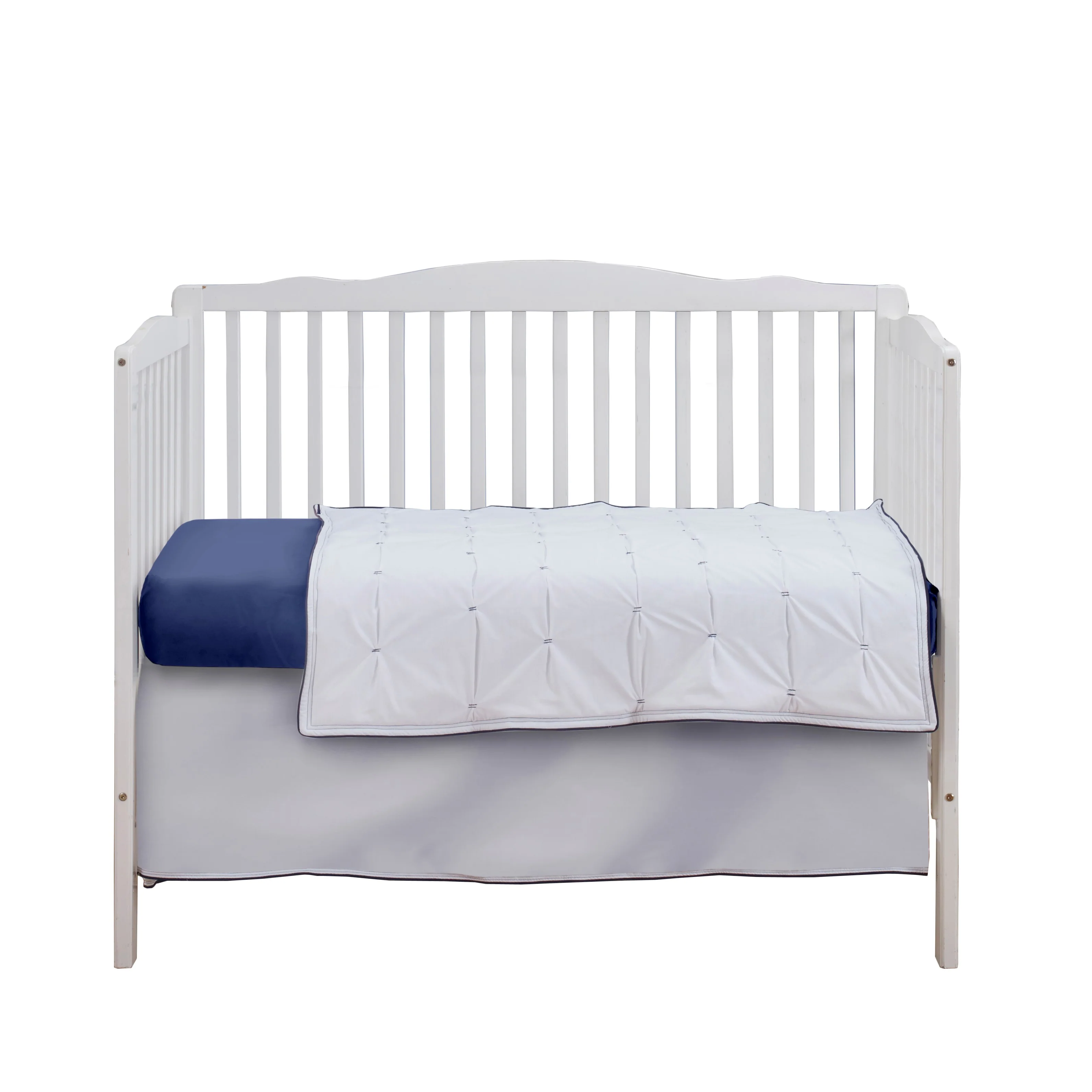 Pin Tuck Crib Bedding Set - Image 7