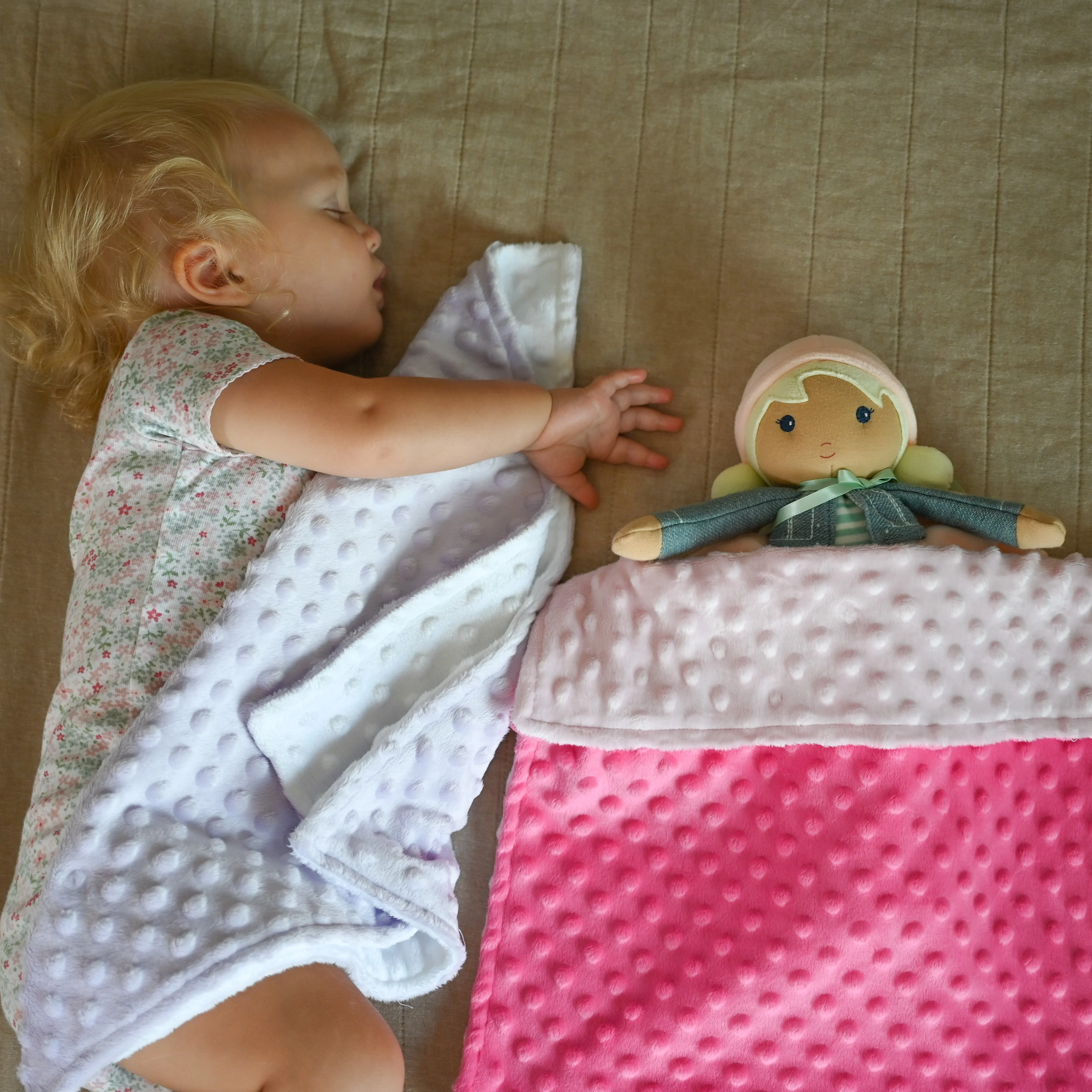 Plush Doll Blanket - Set Of 2 - Image 5