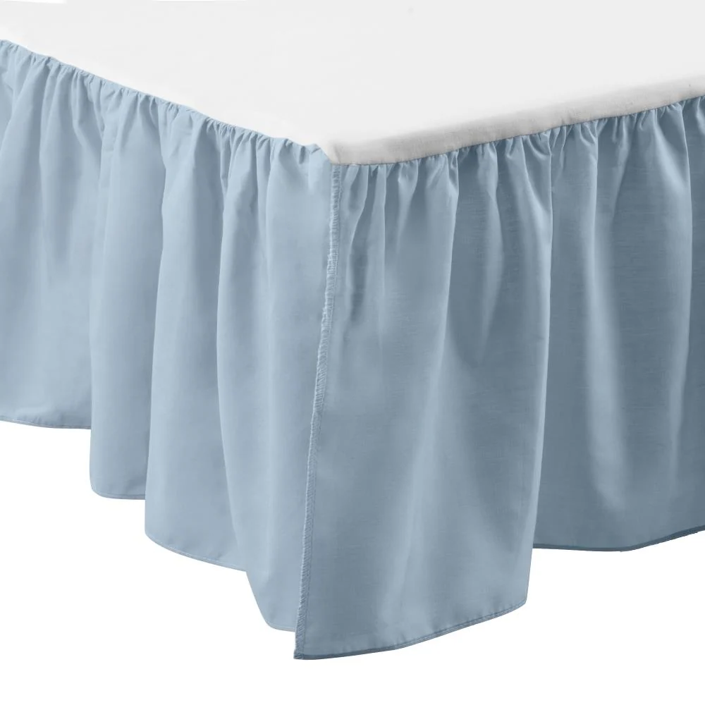 Poly Cotton Mini Crib Dust Ruffle - Image 10