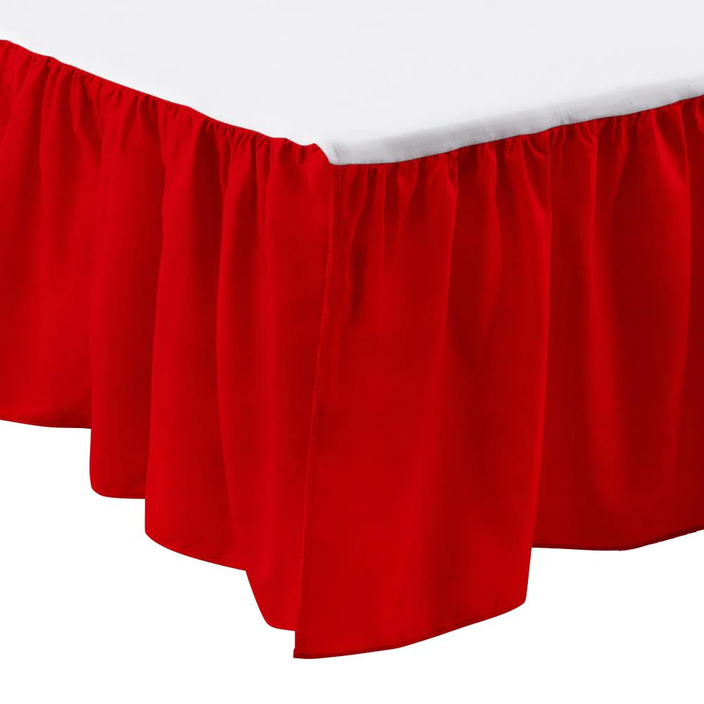 Poly Cotton Mini Crib Dust Ruffle - Image 9
