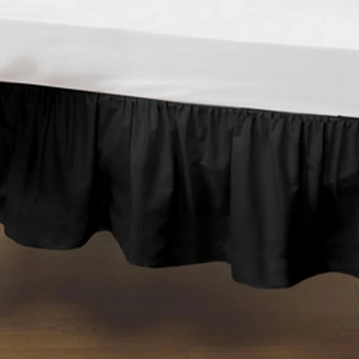 Poly Cotton Round Crib Dust Ruffle - Image 10