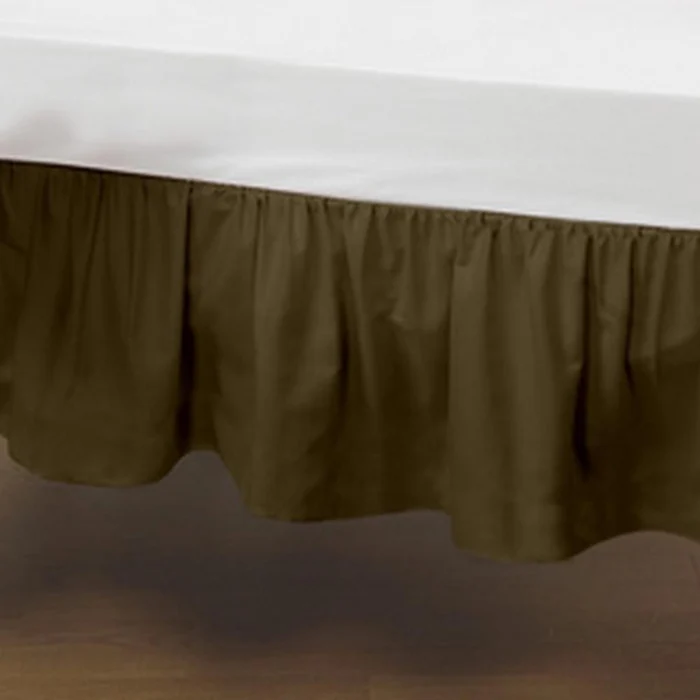 Poly Cotton Round Crib Dust Ruffle - Image 9