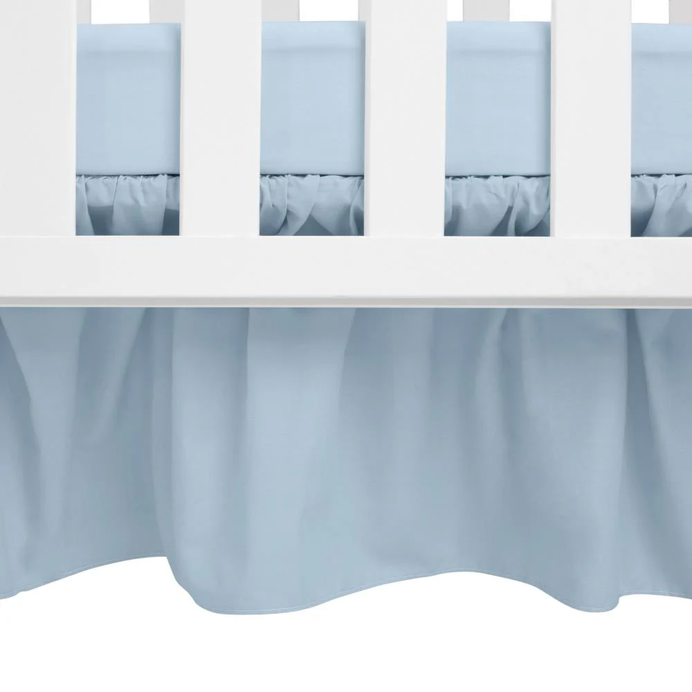 Poly Cotton Standard Size Crib Skirt - Image 4