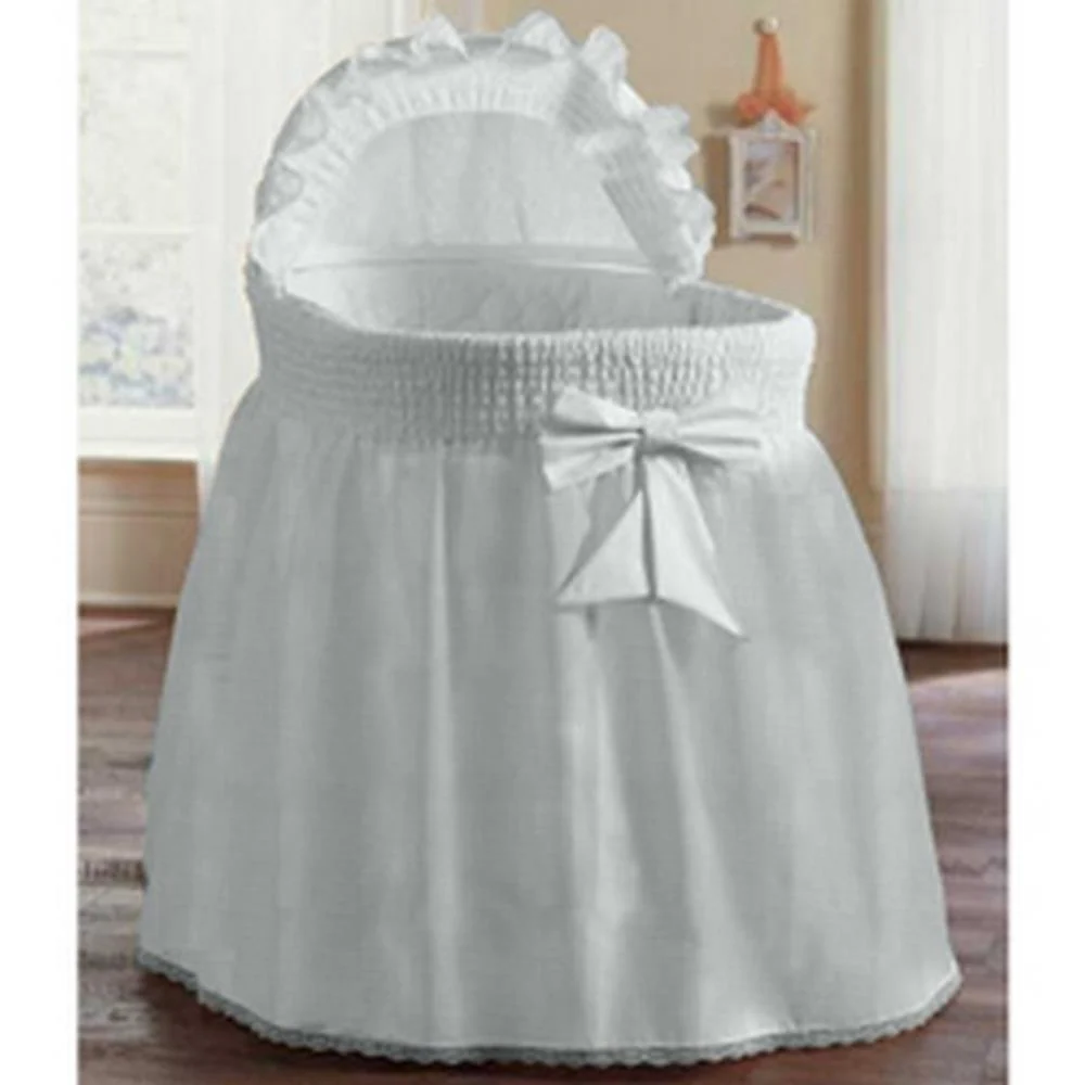 Precious Bassinet Bedding Includes Skirt & Hood - Image 3