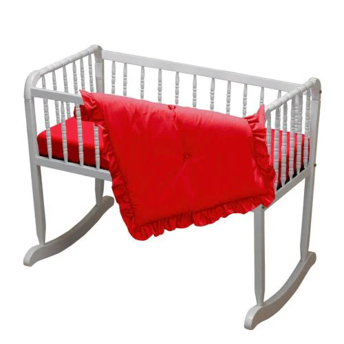 Solid Color Cradle Bedding Set