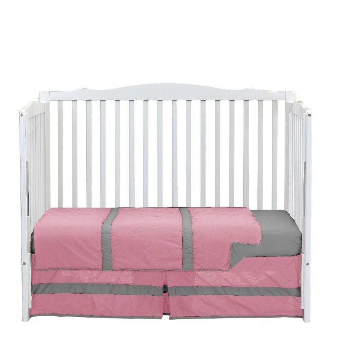 Solid Striped Crib Bedding - Image 3