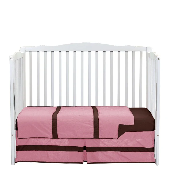 Solid Striped Crib Bedding - Image 4