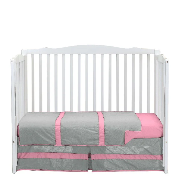 Solid Striped Crib Bedding - Image 8