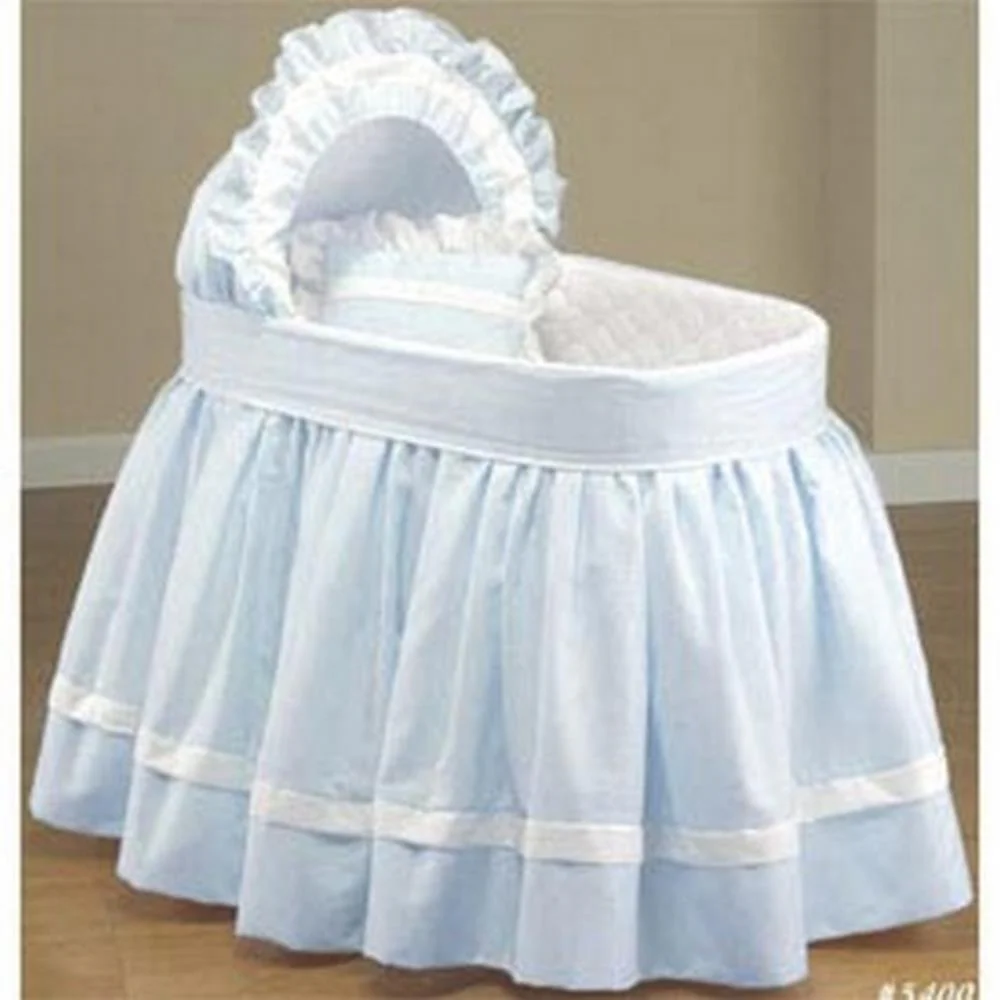 Sweet Petite Bassinet Bedding Includes Skirt & Hood - Image 3