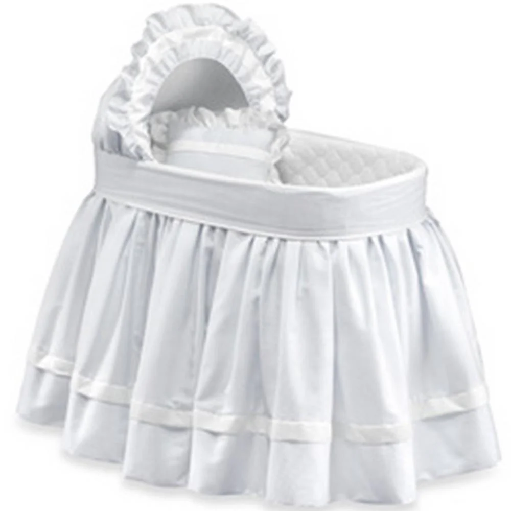 Sweet Petite Bassinet Bedding Includes Skirt & Hood - Image 5